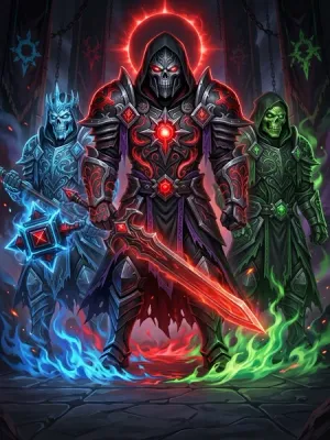 The Forsaken Trinity — Dreadfang, Dreadmaul and Dreadfrost